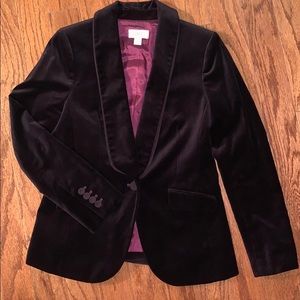 Loft Velvet Blazer